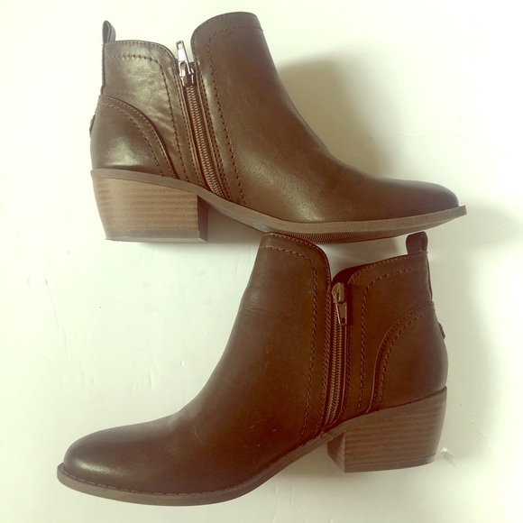 guess brown booties